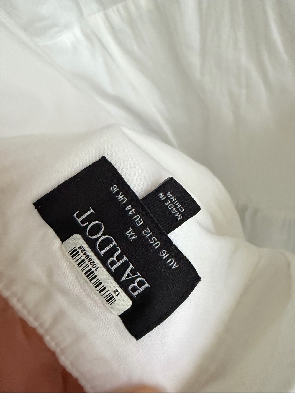 BARDOT WHITE HALTER MIDI DRESS - Picture 6 of 7